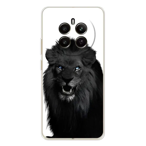 Чохол з принтом «Чорний ЛЕВ» для Realme 12
