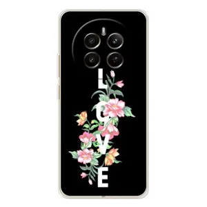 Чехлы для любимой на РеаlMe 12 (VPrint) (Квіти LOVE)