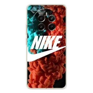 Чохол для RealMe 12 - з принтом Найк (AlphaPrint) (Димчастий найк)