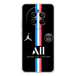 Чохли PSG для RealMe 12 (AlphaPrint) (футболка ПСЖ)