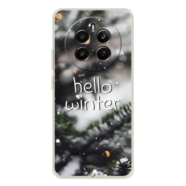 Чехол с принтом «Hello winter» для Realme 12