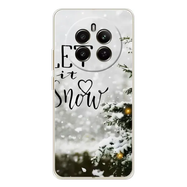 Чехол с принтом «Let it snow» для Realme 12