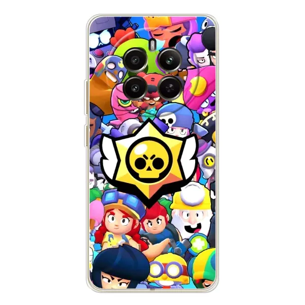 Чехол с принтом «Лого Brawl Stars» для Realme 12 Чехол с принтом «Лого Brawl Stars» для Realme 12