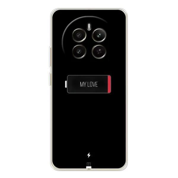 Чохол з принтом «Love battery» для Realme 12