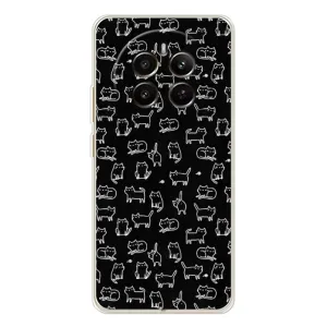 Чохол з принтом для RealMe 12 (AlphaPrint) Модні коти (Маленькі котики)