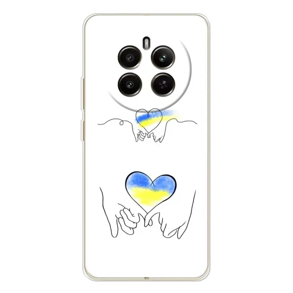 Чохол з принтом «Мир Україні» для Realme 12