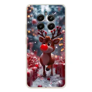 Яскравий чохол для Realme 12 з Зимові Оленята (Олень серед подарунків)