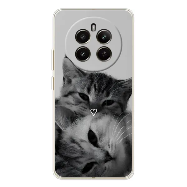 Чохол з принтом «Пара котів» для Realme 12