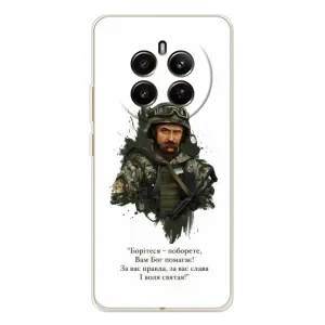 Чехлы для RealMe 12 с принтом Тараса Шевченко (AlphaPrint) (Шевченко воин)