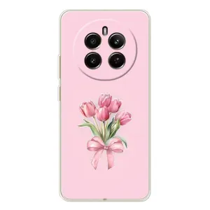 Чохол з розовим принтом для Realme 13 4G (Букет квітів)