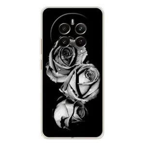 Чехол с принтом «Черная роза» для Realme 13 4G