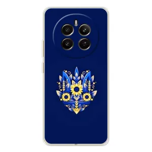 Чохли для Realme 13 4G Укр. Символіка (AlphaPrint) (Квітковий Герб)