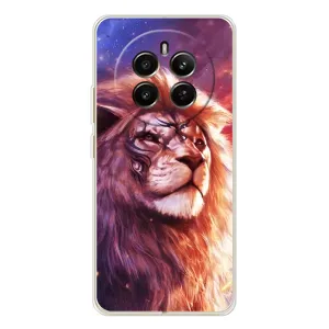 Чехол со Львом для Realme 13 4G (VPrint) (Красочный Лев)