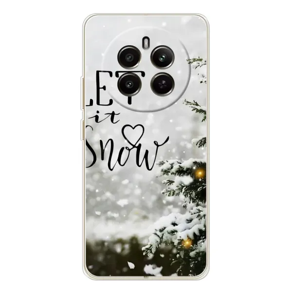 Чехол с принтом «Let it snow» для Realme 13 4G Чехол с принтом «Let it snow» для Realme 13 4G