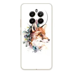Чохли з картинкою Лисичка для Realme 13 4G (VPrint) (Лиса в квітах)