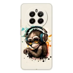 Чохол з Мавпами Realme 13 4G - (AlphaPrint) (Макака в навушниках)