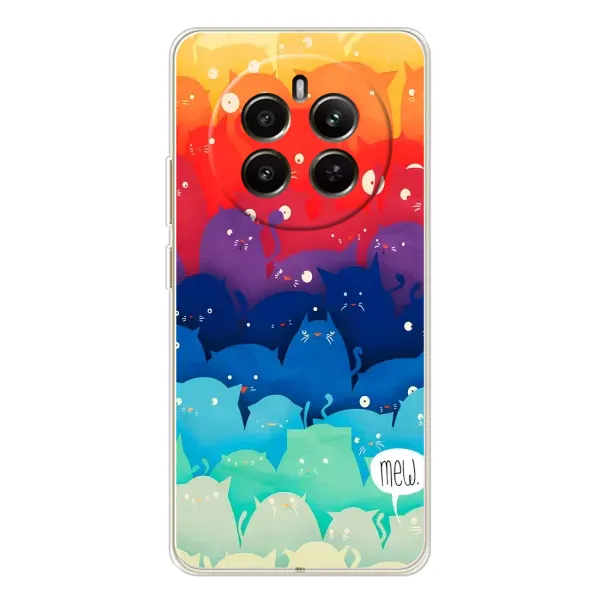 Чохол з принтом «Mew» для Realme 13 4G
