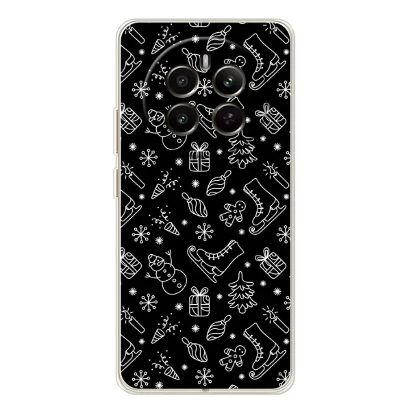 Чехол с принтом «Новогодний фон» для Realme 13 4G Чехол с принтом «Новогодний фон» для Realme 13 4G