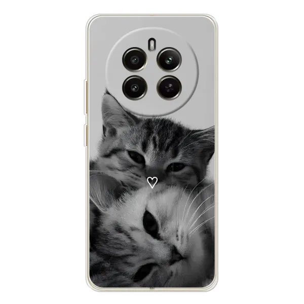 Чохол з принтом «Пара котів» для Realme 13 4G