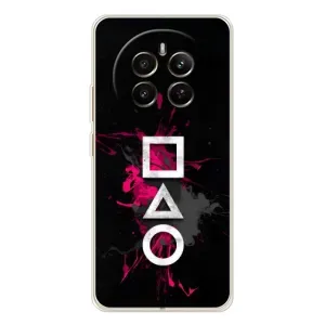 Чехол Гра в кальмара для Realme 13 4G (Символы Игра кальмара)