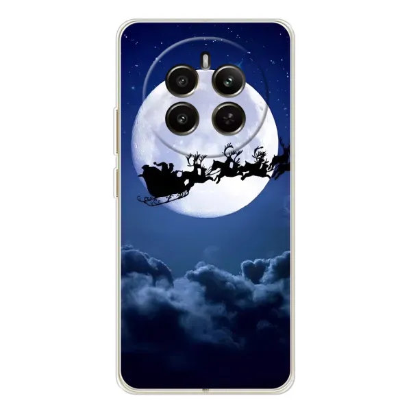 Чехол с принтом «Санта - луна» для Realme 13 4G