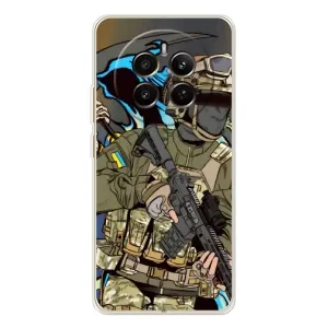 Чехлы с картинкой ЗСУ для Realme 13 4G (AlphaPrint) (Воїн ЗСУ)