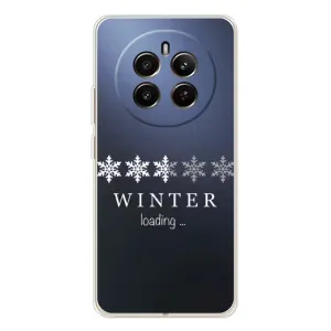 Зимні Чохли для Реалмі 13 4G - прозорий фон (Winter loading)