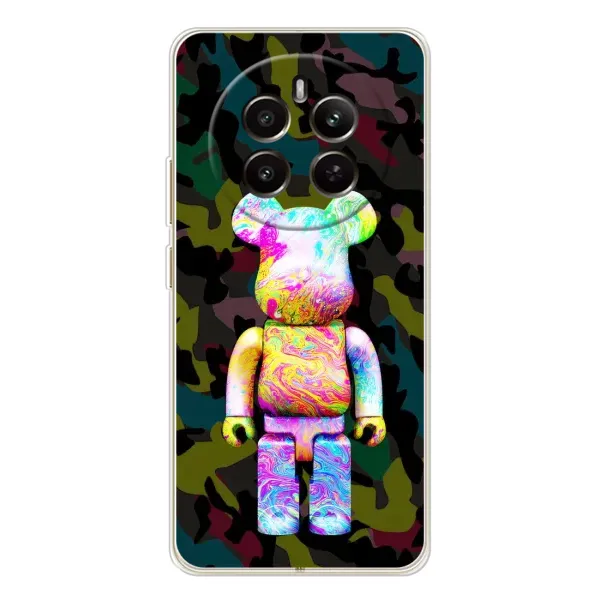 Чехол с принтом «Яркий Bearbrick» для Realme 13 4G