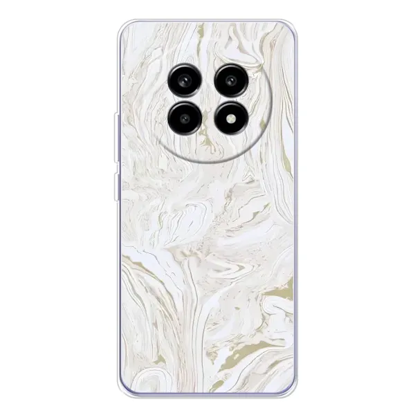 Чохол з принтом «Білий мрамор» для Realme 13 Pro Plus