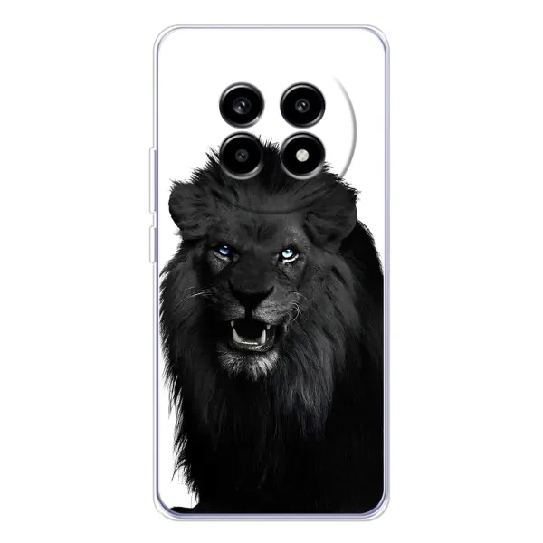 Чехол с принтом «Черный ЛЕВ» для Realme 13 Pro Plus