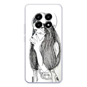 Чохол з друком для Realme 13 Pro Plus - (Мода) (AlphaPrint) (Фото дівчини)