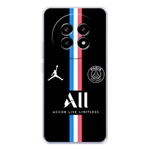 Чехлы PSG для Realme 13 Pro Plus (AlphaPrint) (футболка ПСЖ)