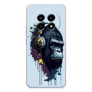Чохол з Мавпами Realme 13 Pro Plus - (AlphaPrint) (Горила в навушниках)