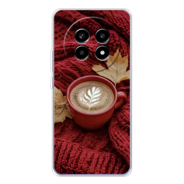 Чохол з принтом «Кава на ковдрі» для Realme 13 Pro Plus Чохол з принтом «Кава на ковдрі» для Realme 13 Pro Plus