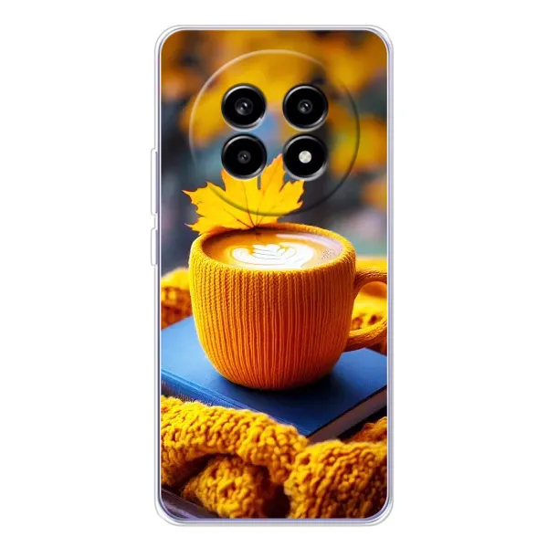 Чохол з принтом «Кава на жовтому пледі» для Realme 13 Pro Plus Чохол з принтом «Кава на жовтому пледі» для Realme 13 Pro Plus
