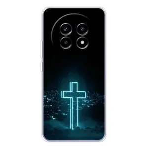 Християнські Чохли для Realme 13 Pro Plus (AlphaPrint) (Хрест і місто)
