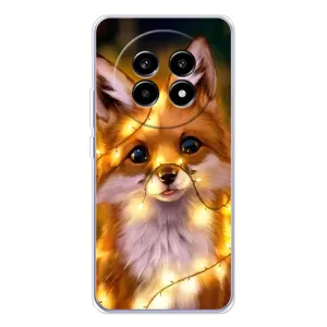 Чохли з картинкою Лисичка для Realme 13 Pro Plus (VPrint) (Лисичка в гірляндах)