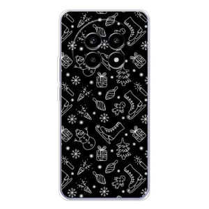 Новорічні, Святкові Чохли для Realme 13 Pro Plus - 2024 год (Новорічний фон)