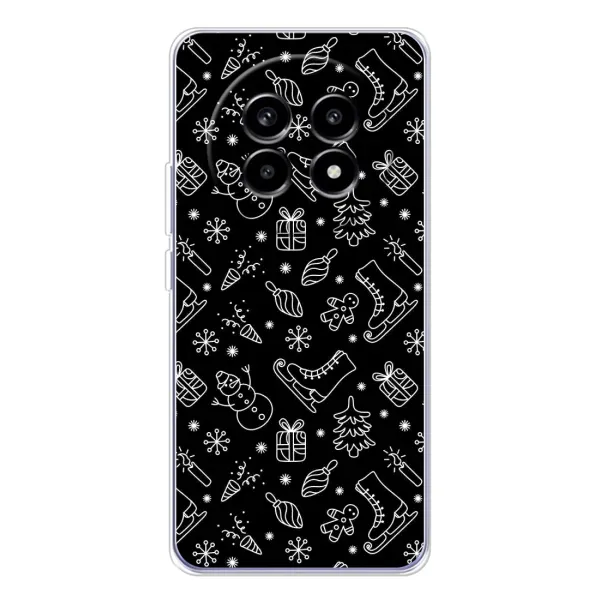 Чехол с принтом «Новогодний фон» для Realme 13 Pro Plus
