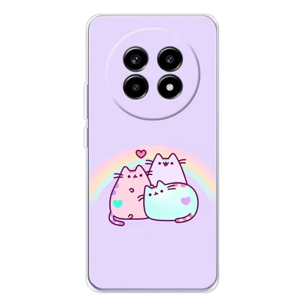 Чохол з принтом «Радужний котик» для Realme 13 Pro Plus Чохол з принтом «Радужний котик» для Realme 13 Pro Plus
