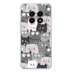 Чехлы с Котиками для Realme 13 Pro Plus (VPrint) (Рисованные котики)