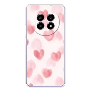 Чохол з розовим принтом для Realme 13 Pro Plus (Рожеві сердечки)