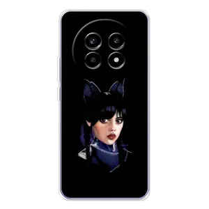 Чохли Венсдей на Realme 13 Pro Plus Уенсдей (AlphaPrint) (серйозна Венздей)