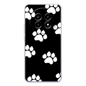 Чехлы с собаками для Realme 13 Pro Plus (VPrint) (Следы собаки)
