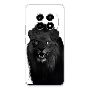Чехлы с картинками животных Realme 13 Pro (Черный ЛЕВ)
