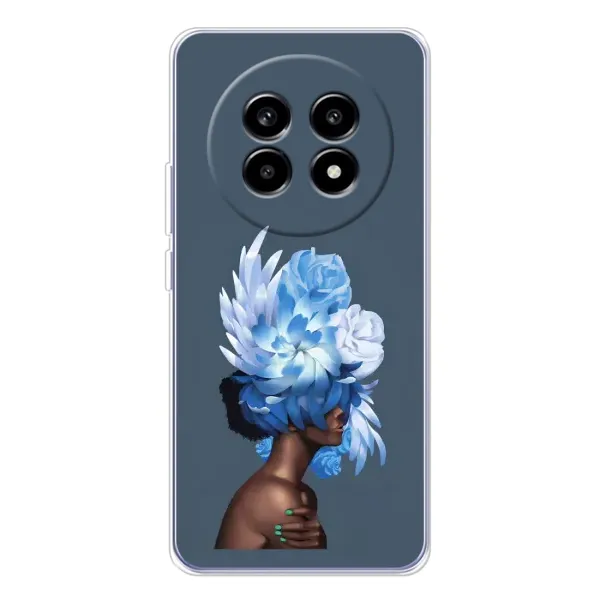 Чехол с принтом «Цветы на голове» для Realme 13 Pro