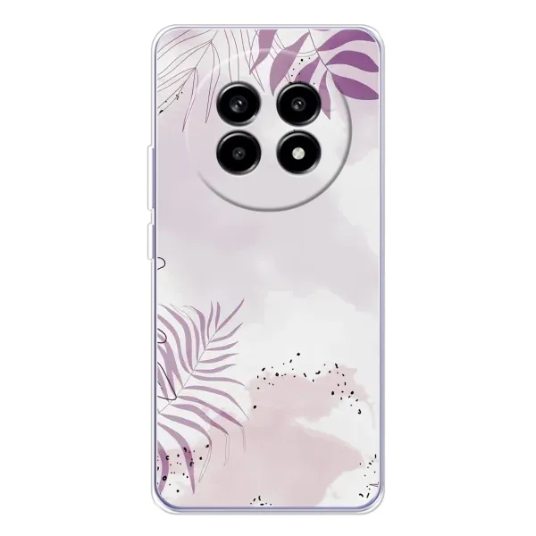 Чехол с принтом «Фиолетовые листья» для Realme 13 Pro