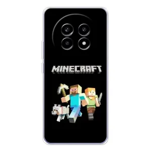 Чохол Майнкрафт на Realme 13 Pro (AlphaPrint) Minecraft (герої Minecraft)