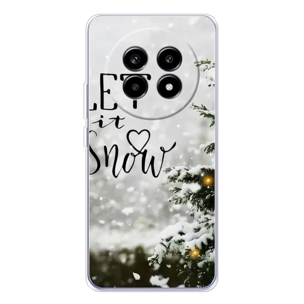 Чехол с принтом «Let it snow» для Realme 13 Pro