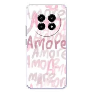 Чехол с розовым рисунком для Realme 13 Pro (Аморе любовь)